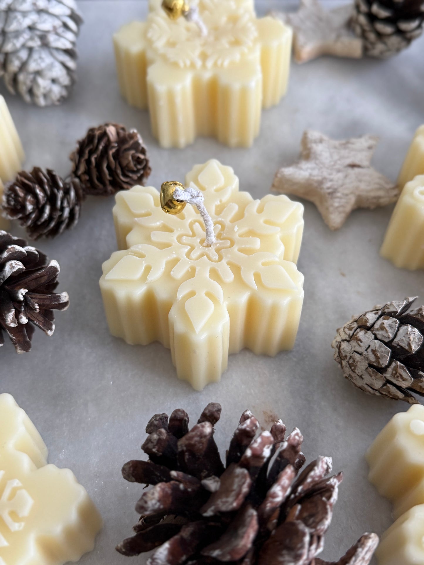 Snowflake Candle