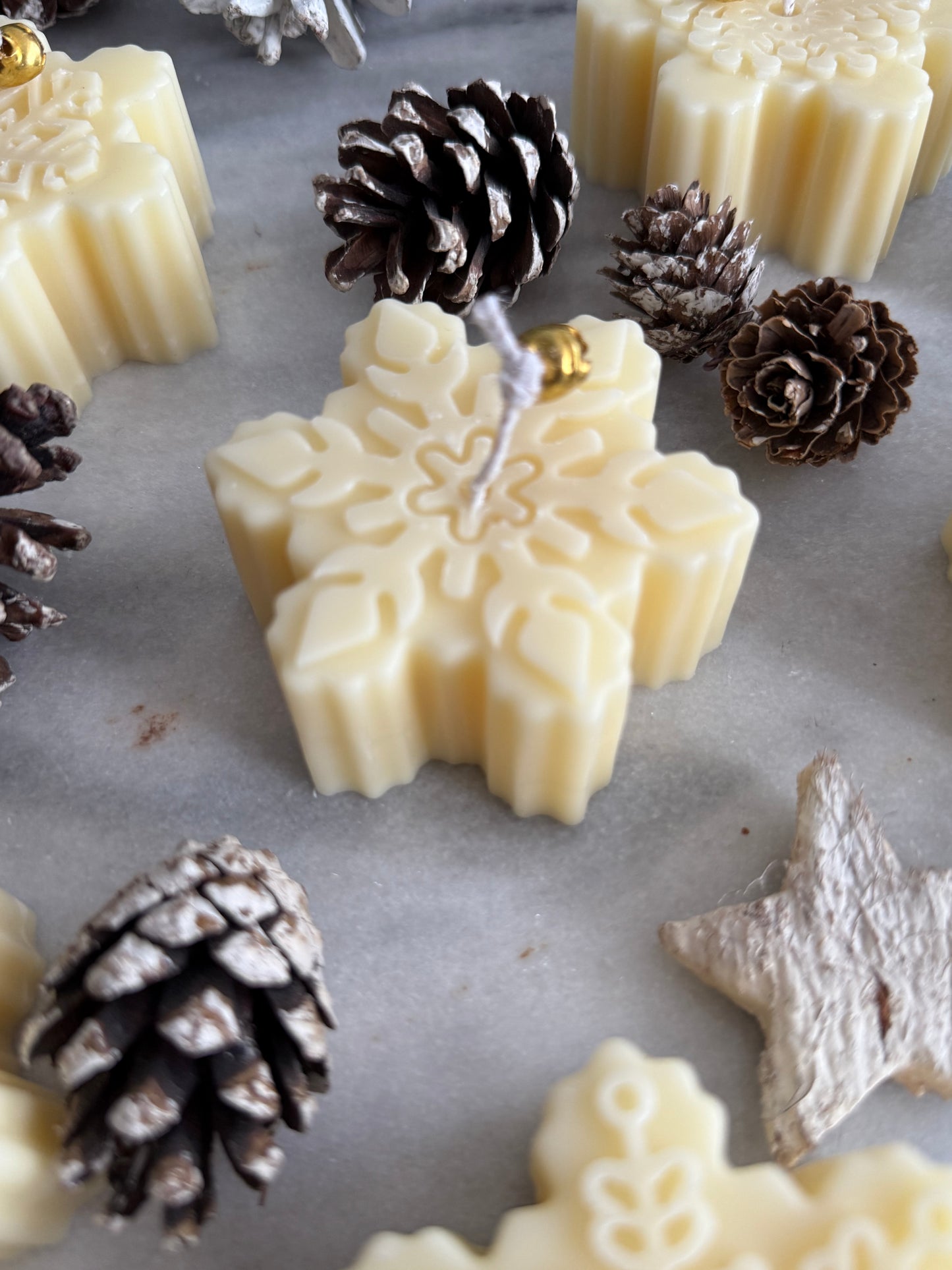Snowflake Candle