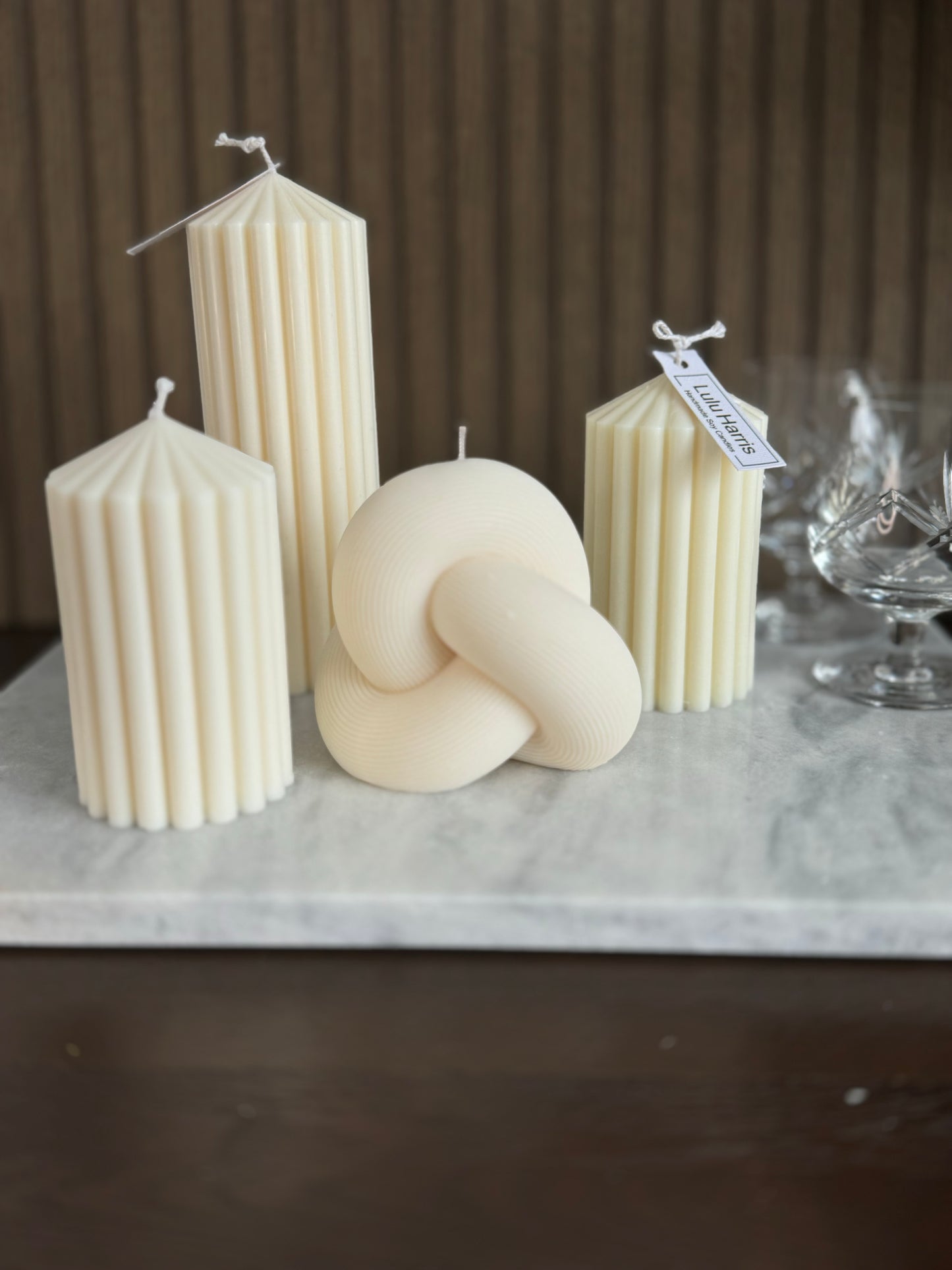 Coffee Table Set of 4 Candles