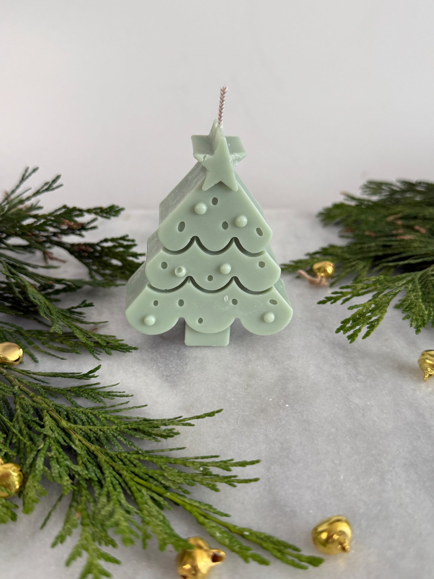 Reindeer, Tree and Gingerbread Man Candles