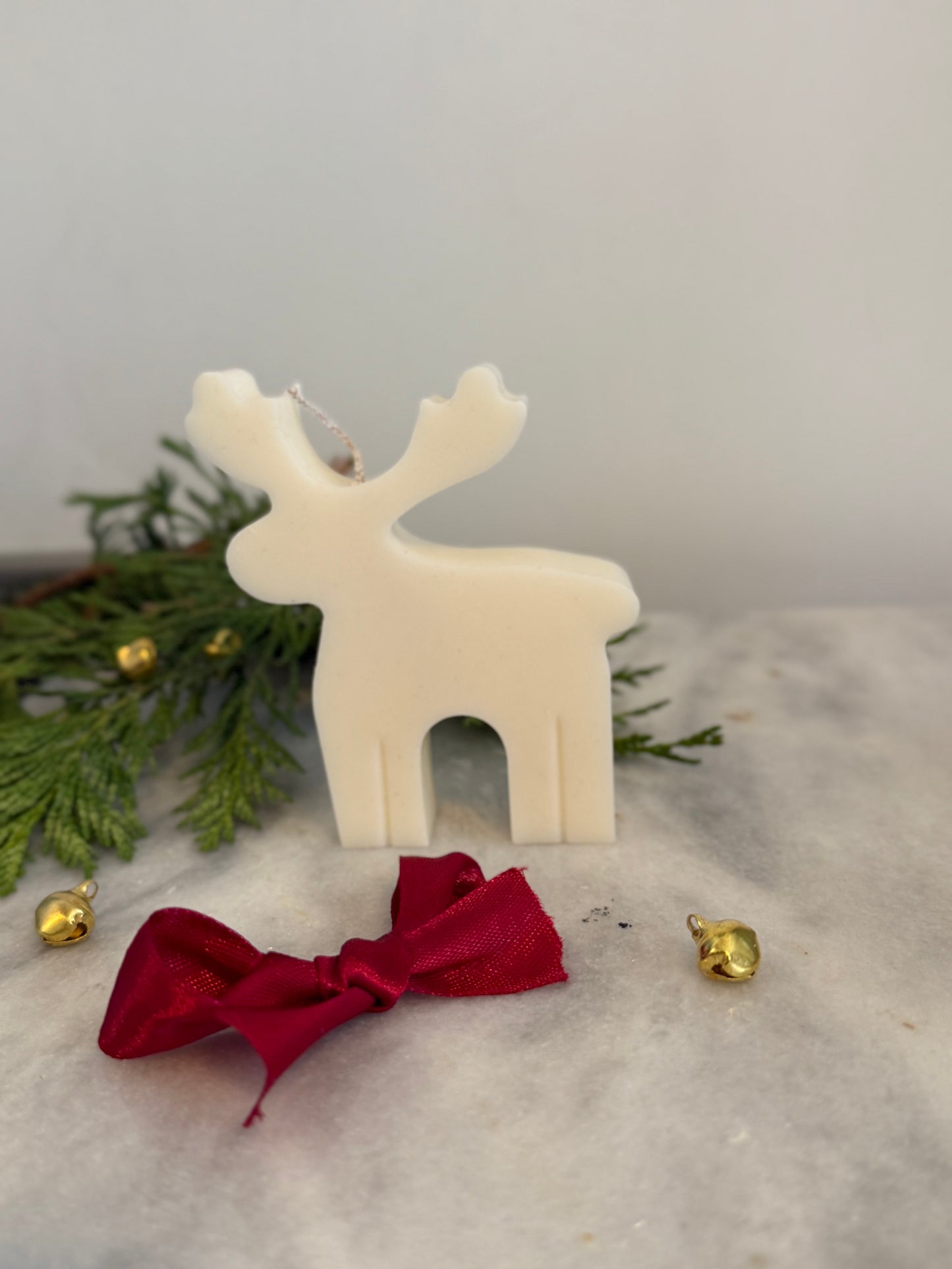 Reindeer, Tree and Gingerbread Man Candles