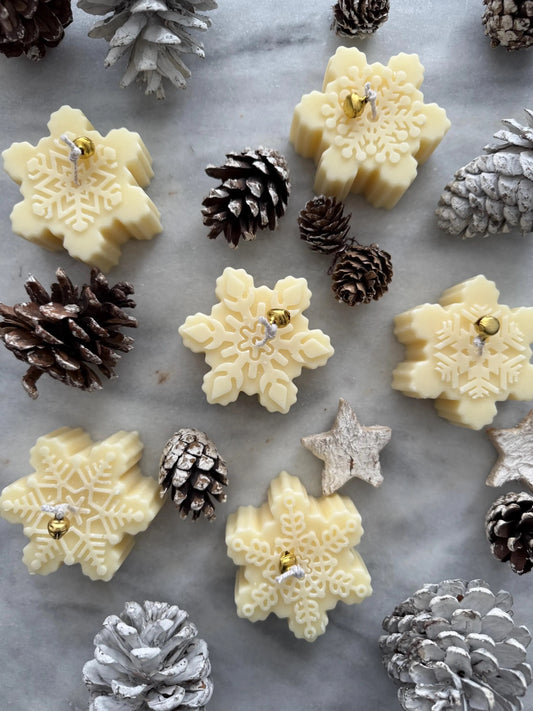 Snowflake Candle
