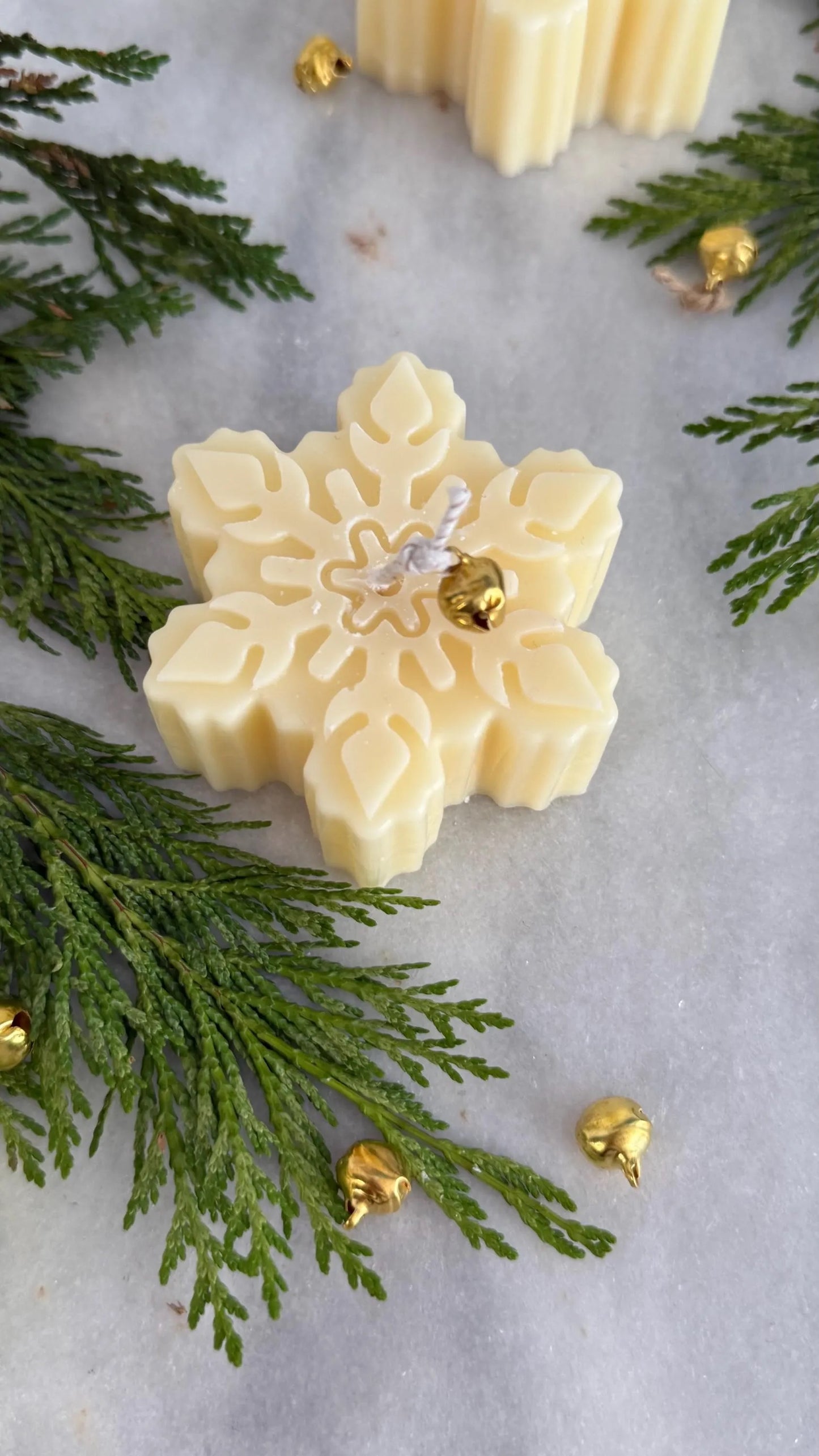 Snowflake Candle